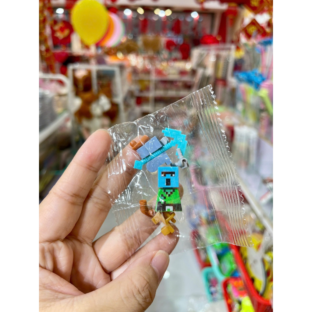 [Quà Tặng Mới] Túi Lego Minecraft (mini)
