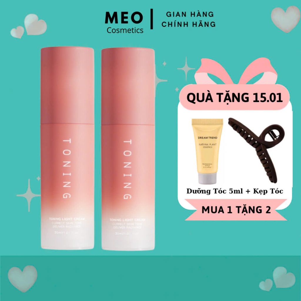 [Áp mã 30k +  quà]  Kem lười nâng tone da trắng sáng TONING Dream Trend ❤ Kem lười Dream Trend