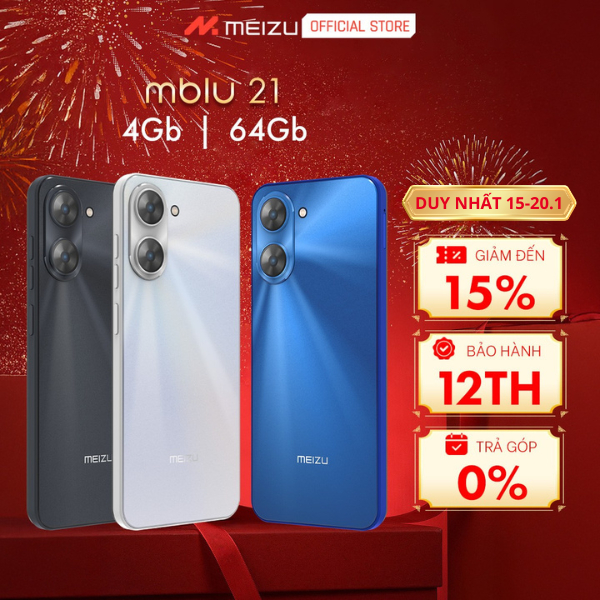 Điện Thoại Meizu Mblu 21 | 4GB/64GB | Unisoc T606 | Màn Hình 6.79" | Pin 4900mAh | Loa Kép