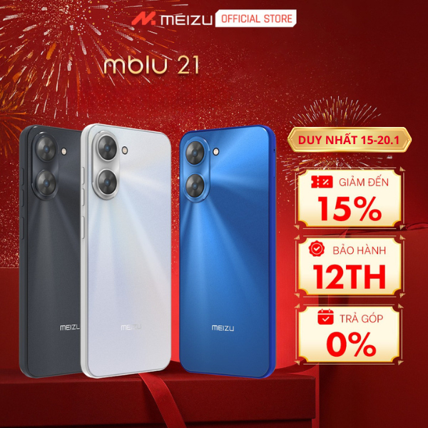 Điện Thoại Thông Minh Meizu Mblu 21 | Unisoc T606 | Màn Hình 6.79" | Pin 4900mAh | Loa Kép