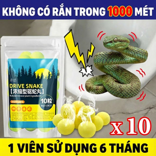 🐍Xua đuổi rắn lâu dài, không sợ mưa🐍 WQC Thuốc đuổi rắn Viên đuổi rắn Mỗi túi 10 viên Đặt là dùng, ngăn rắn hiệu quả