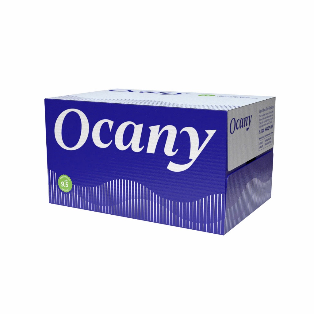 Nước Uống ION Kiềm Đóng Chai Ocany 1500ml Thùng 12 Chai- Hỗ trợ tiêu hoá, detox nhanh -date mới