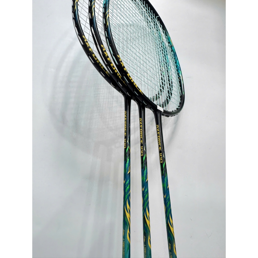 Vợt cầu lông axforce100 Gen2,chất liệu fullcarbon,Căng sẵn 11kg,Tặng quấn cán+bao vợt