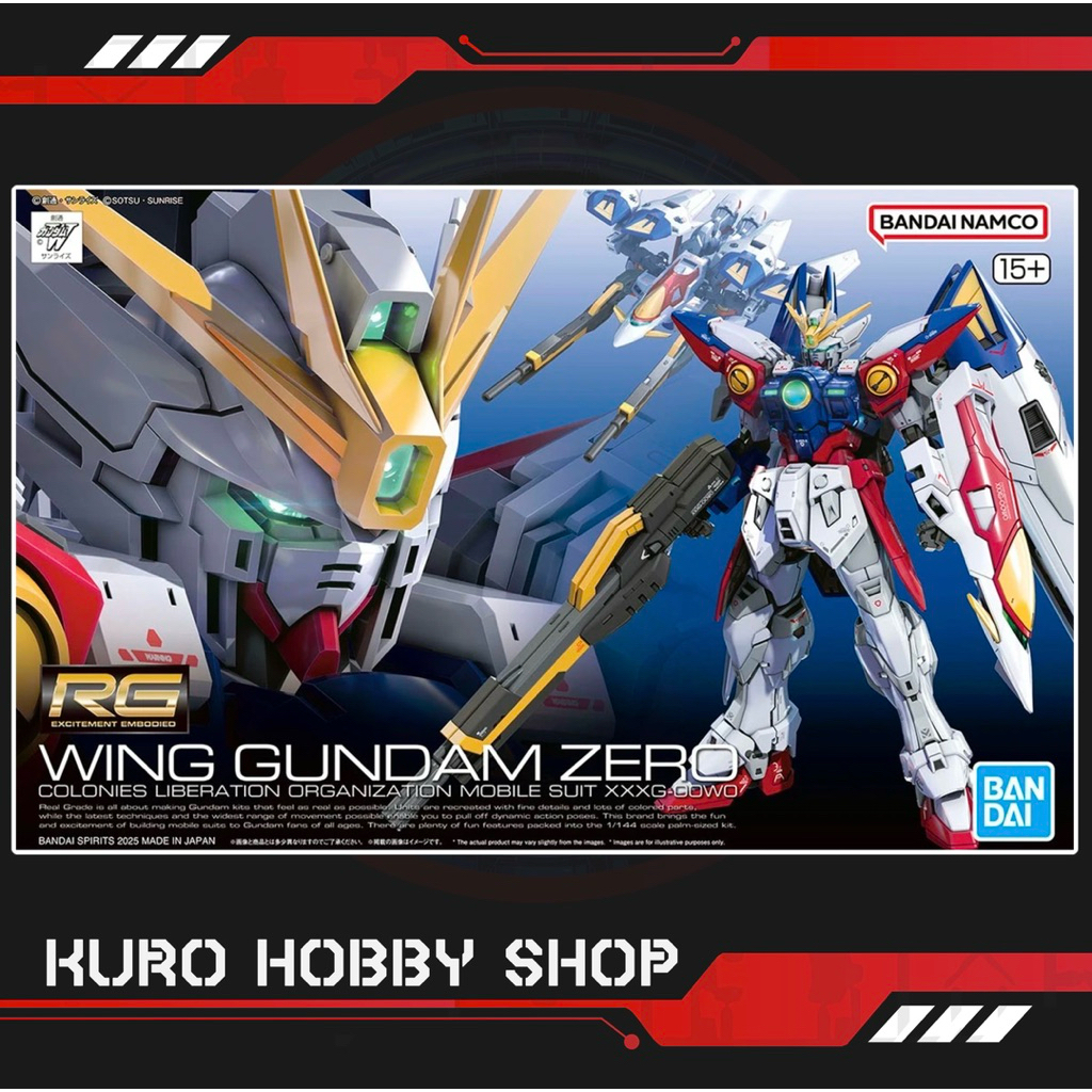 [CÓ SẴN] RG 1/144 Wing Gundam Zero - Mô hình lắp ráp Bandai