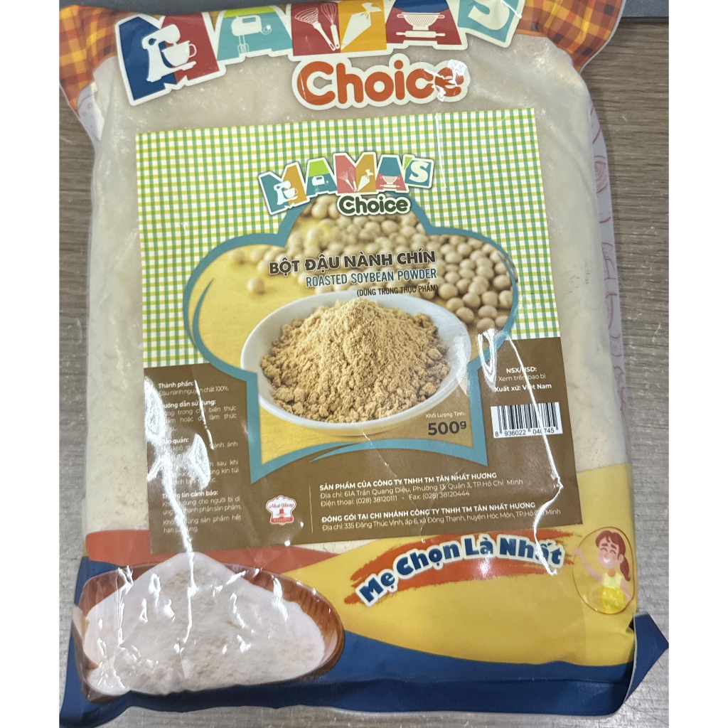 Bột Đậu Nành Rang Chín (500Gr)