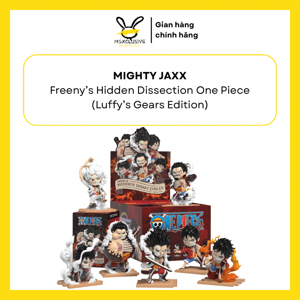 Mô Hình Chính Hãng Mighty Jaxx Freeny’s Hidden Dissection One Piece (Luffy’s Gears Edition)