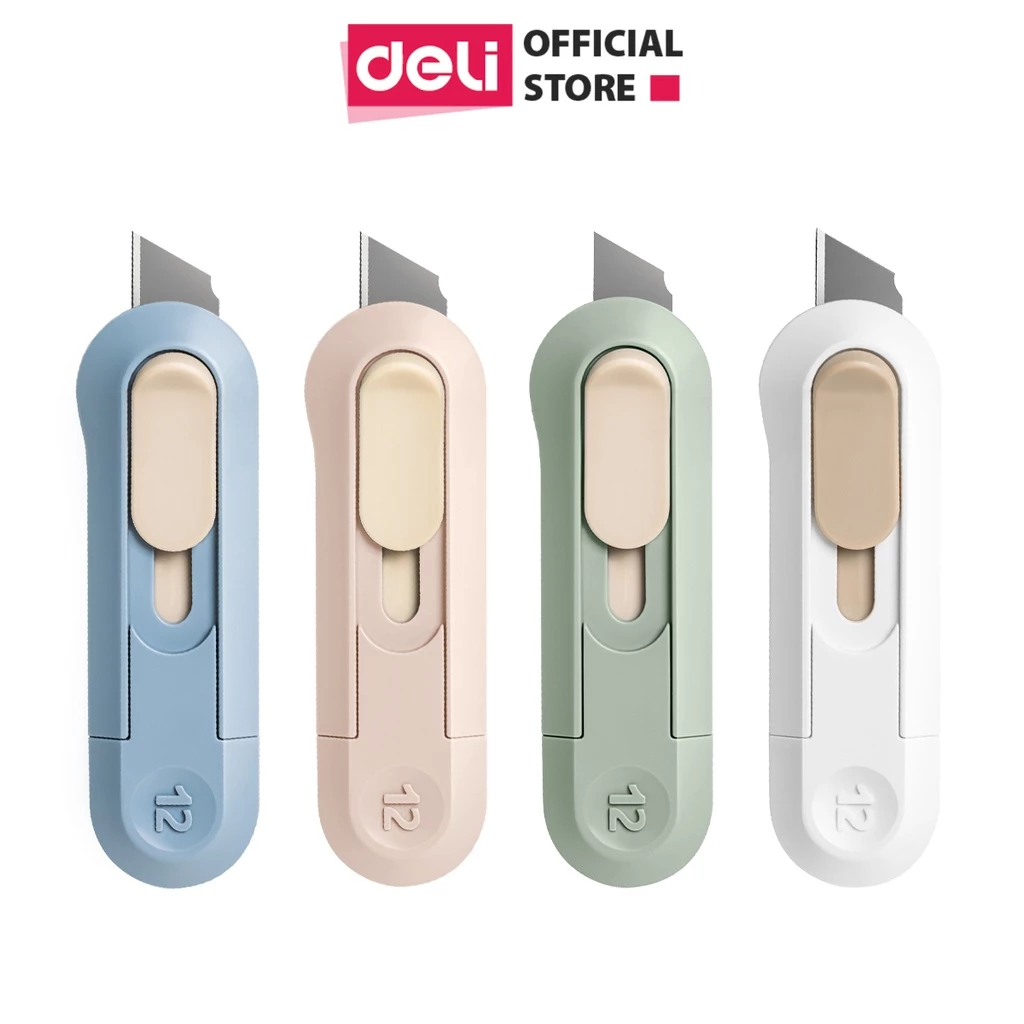 Dao Rọc Giấy NUSIGN Cao Cấp Lưỡi Thép Không Gỉ SK5 - Dao Rọc Mini Bỏ Túi Tiện Lợi Học Sinh Văn Phòng