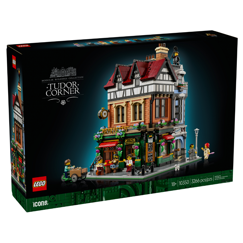 [HAPPY BRICKS] LEGO ICONS 10350 -  GÓC NHÀ TUDOR - TUDOR CORNER