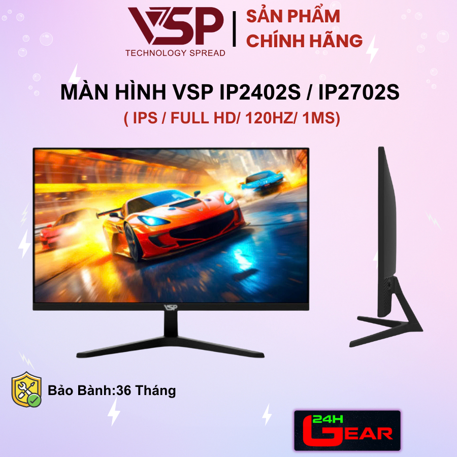 Màn hình VSP IP2407S , IP2404S 24inch / IP2702S 27inch (FHD IPS 120Hz 1ms) Chính Hãng | BigBuy360 - bigbuy360.vn