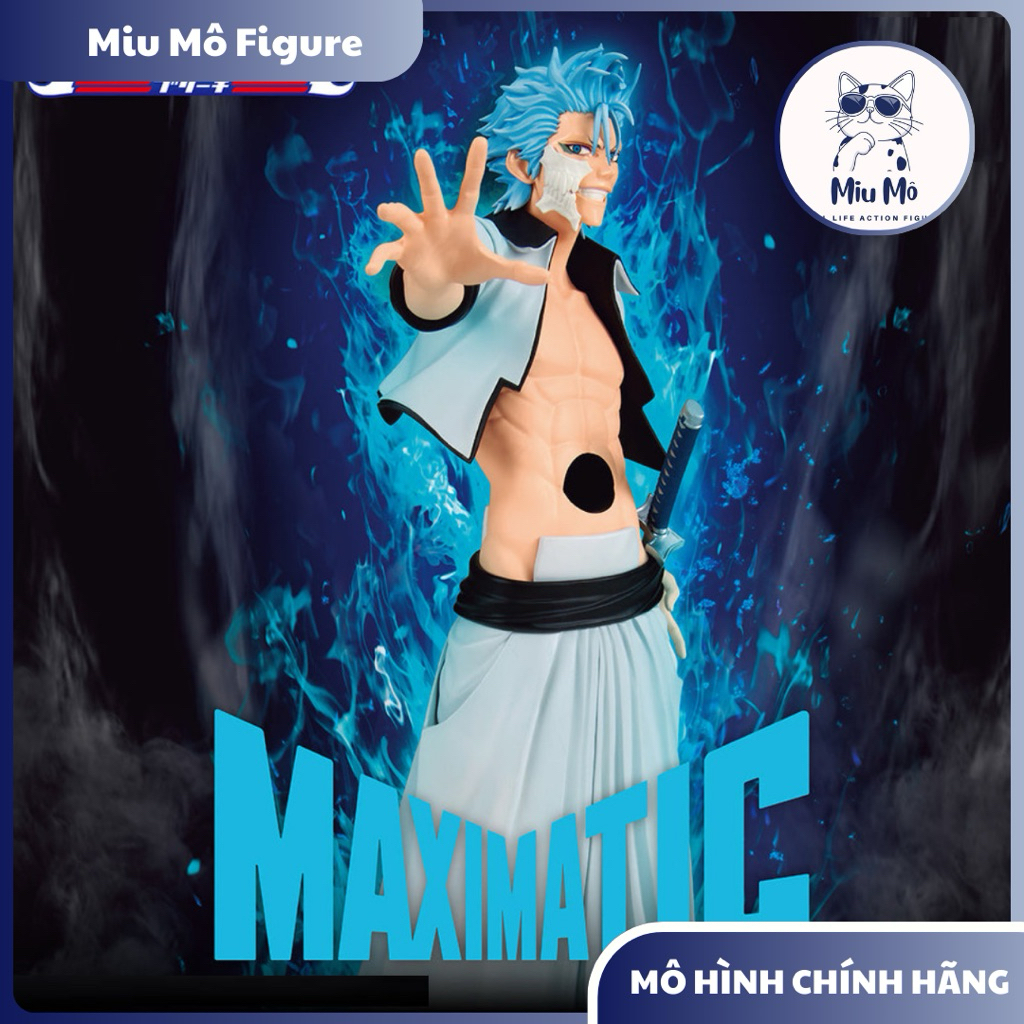 MÔ HÌNH Grimmjow Jaegerjaques - Bleach - BANDAI Maximatic FIGURE CHÍNH HÃNG