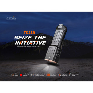 [Tặng Voucher] Đèn pin Fenix TK28R - Sáng 6500 lumen , chiếu xa 400 mét, dùng 2 pin 4000mah 18650
