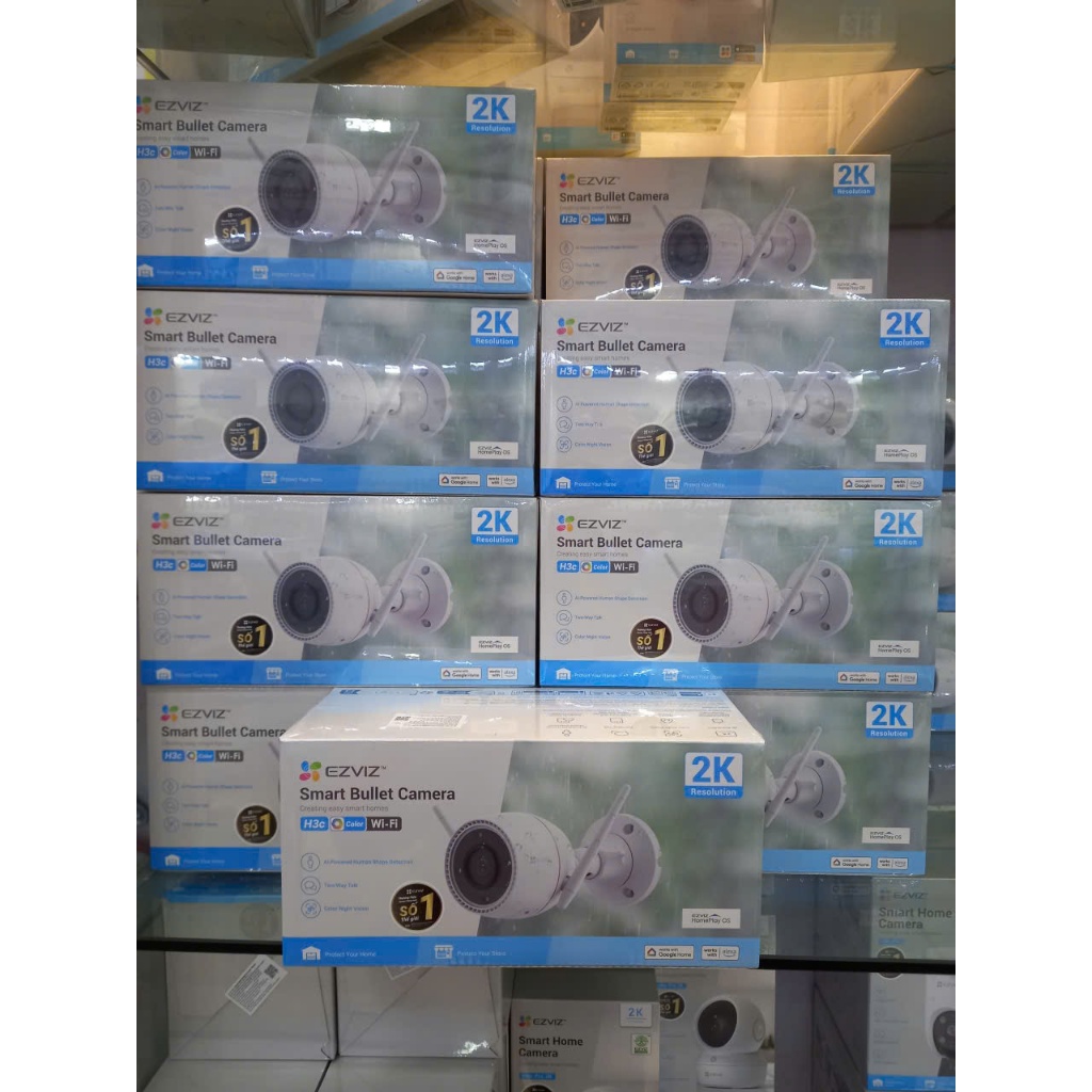Cam IP EZVIZ H3C ngoài trời 3MP (có loa, có mầu)