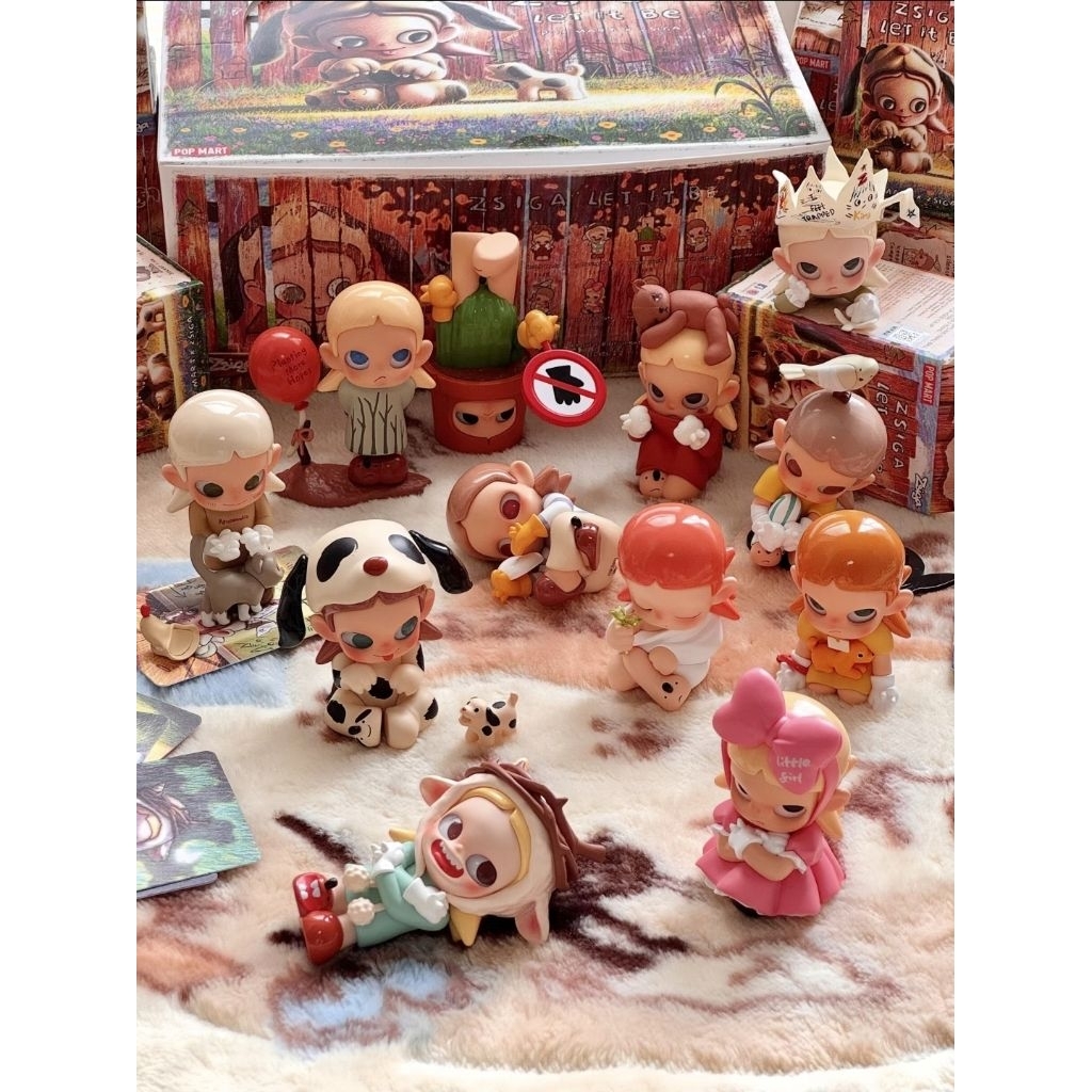 [Order] Popmart Zsiga Let it be Hộp mù mô hình Blindbox