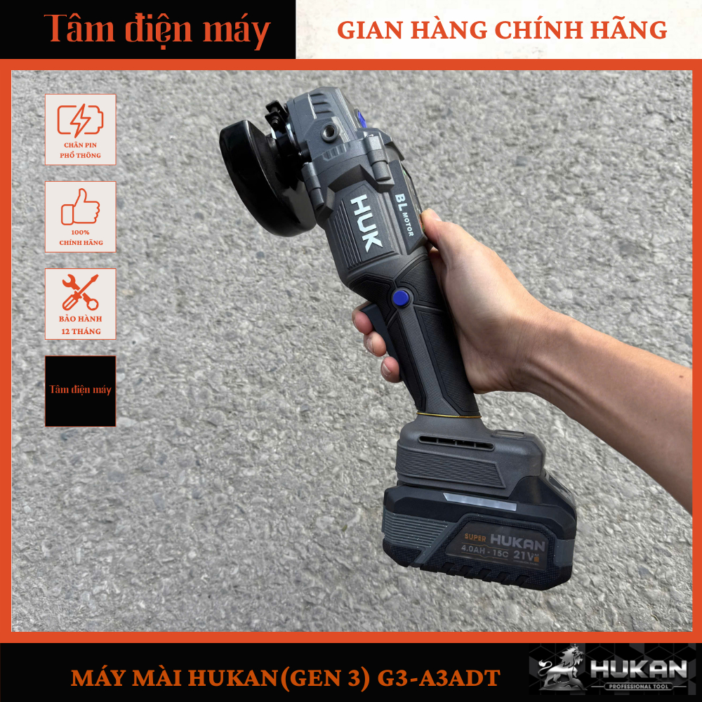 Máy Mài Pin Hukan (GEN 3) G3-A3ADT [Chính Hãng]