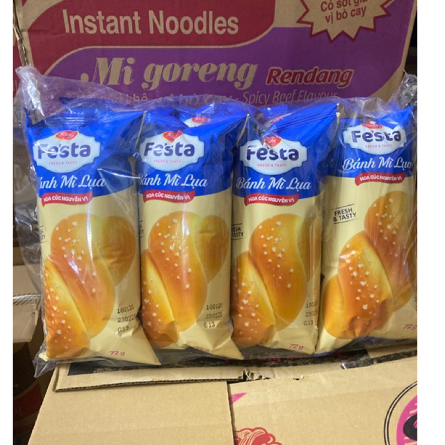 Bánh Mì Lụa Hoa Cúc Nguyên Vị Festa 72g