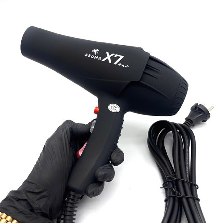 Máy sấy tóc cao cấp AKUMA X7 - Công suất lớn, gió mạnh, 2 chiều nóng lạnh, lõi đồng bền bỉ