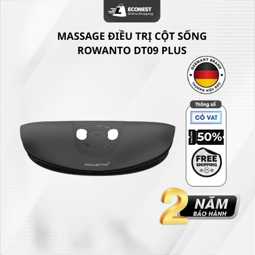 Máy Massage Điều Trị Cột Sống Rowanto Dt09 Plus, Hàng Chính Hãng