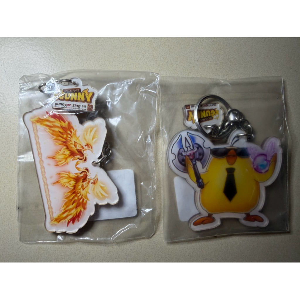 Set Bộ 2 Móc Khoá Gunny 2024 Quà Tặng Offline Vũ Trụ Gunny VNGGames