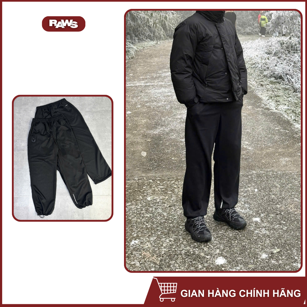 [SALE] Quần nỉ LlFE.WORK 2 dáng suông hoặc jogger dây rút- RAWS