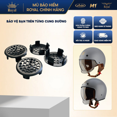 Thông gió mũ 3/4 Royal M139 kính âm thay thế sửa chữa