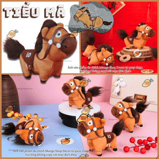 Móc Khóa Dây Charm Ngựa Mã Tiểu Dã Bông Treo Túi Xách Phong Cách Vintage Dễ Thương Quà Tặng TẾT 2026