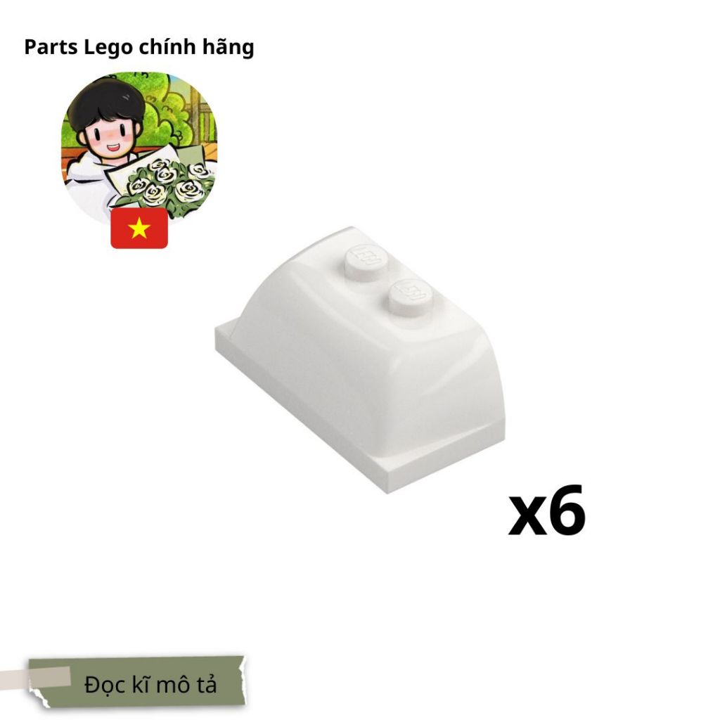 Gạch LEGO - 6 brick lắp ghép 2x3 chính hãng - mã : 30841.