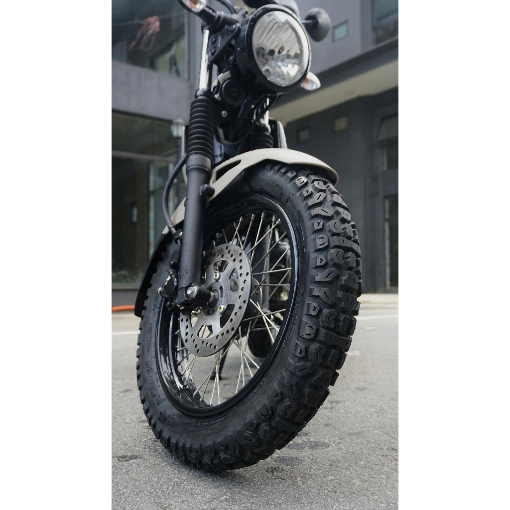 Lốp gai xe PG-1 size 3.50-16 MT889 tương đương zin theo xe