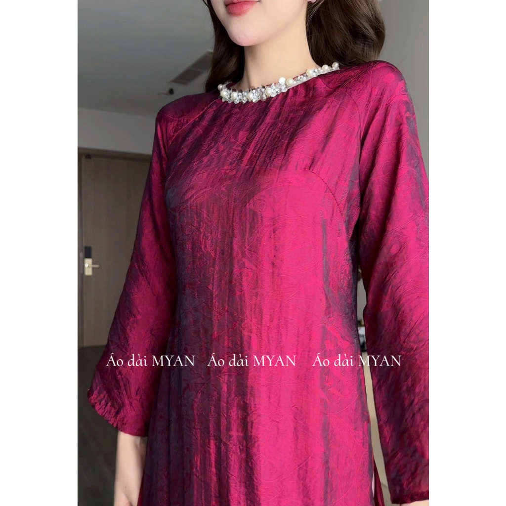 [SẴN HÀNG HN-HCM]Áo dài  Tết cách tân TƯỜNG XUÂN  hai tà thích hợp đi chơi Tết, hot trend  2026 - Áo Dài Mỹ An | BigBuy360 - bigbuy360.vn