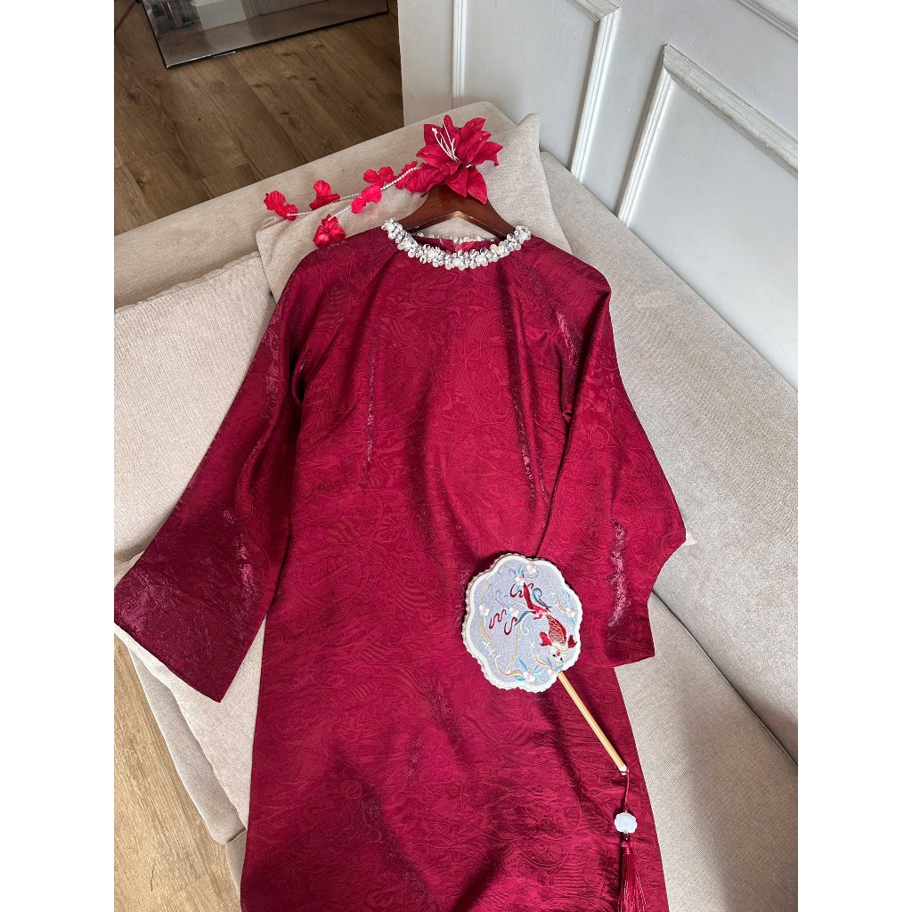 [SẴN HÀNG HN-HCM]Áo dài  Tết cách tân TƯỜNG XUÂN  hai tà thích hợp đi chơi Tết, hot trend  2026 - Áo Dài Mỹ An | BigBuy360 - bigbuy360.vn