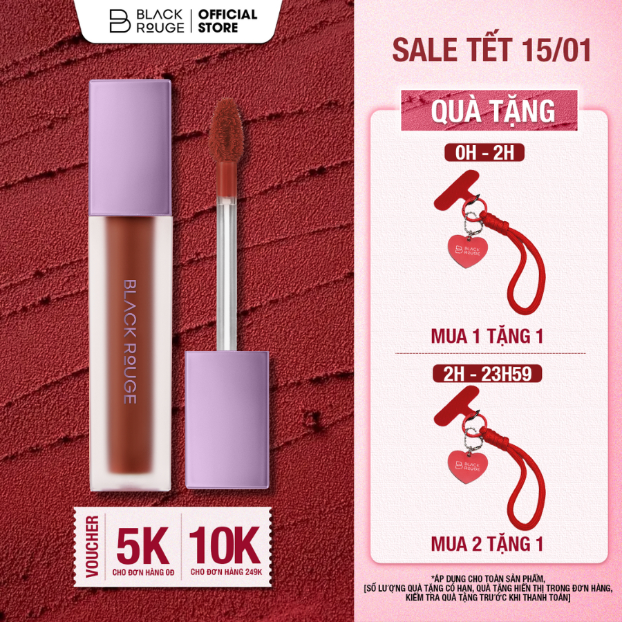 Son Kem Black Rouge Air Fit Velvet Tint Ver 2 - 4.5g