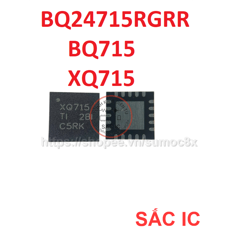 [BQ31] BQ715 BQ24715 24715 715 IC quản lý nguồn trên bo mạch - Mới nguyên bản - Original NEW