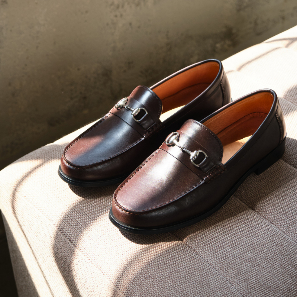 Loafer Horsebit Alain Da Bê Nâu Đế Phylon Thương Hiệu Steeler