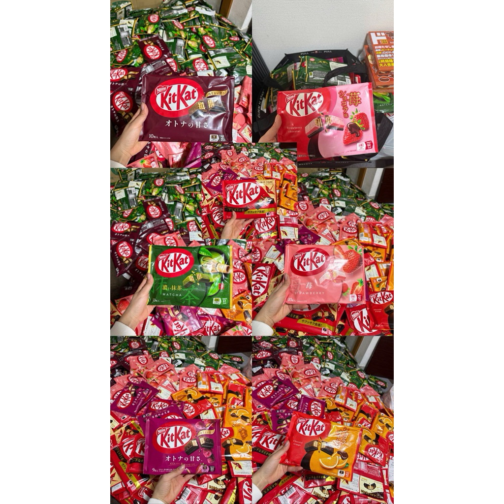 [Nhận mix vị, đóng gói thành set/box quà] KitKat các vị chuẩn hàng Nhật n
