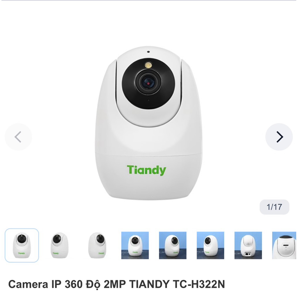 Camera IP 360 Độ 2MP TIANDY TC-H322N