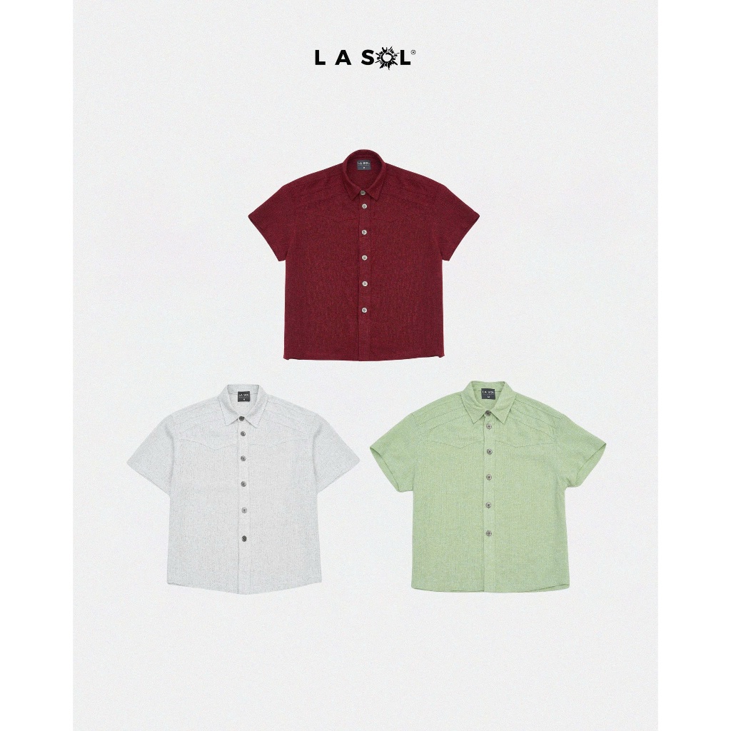 Áo sơ mi LASOL tặng kèm carvat Plush Shirt