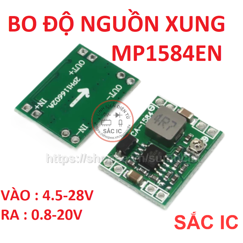 [NTM33] Bo độ nguồn xung CA-1584 MP1584EN 3v3 5v 3v 5v - 3a cho Laptop Macbook LCD