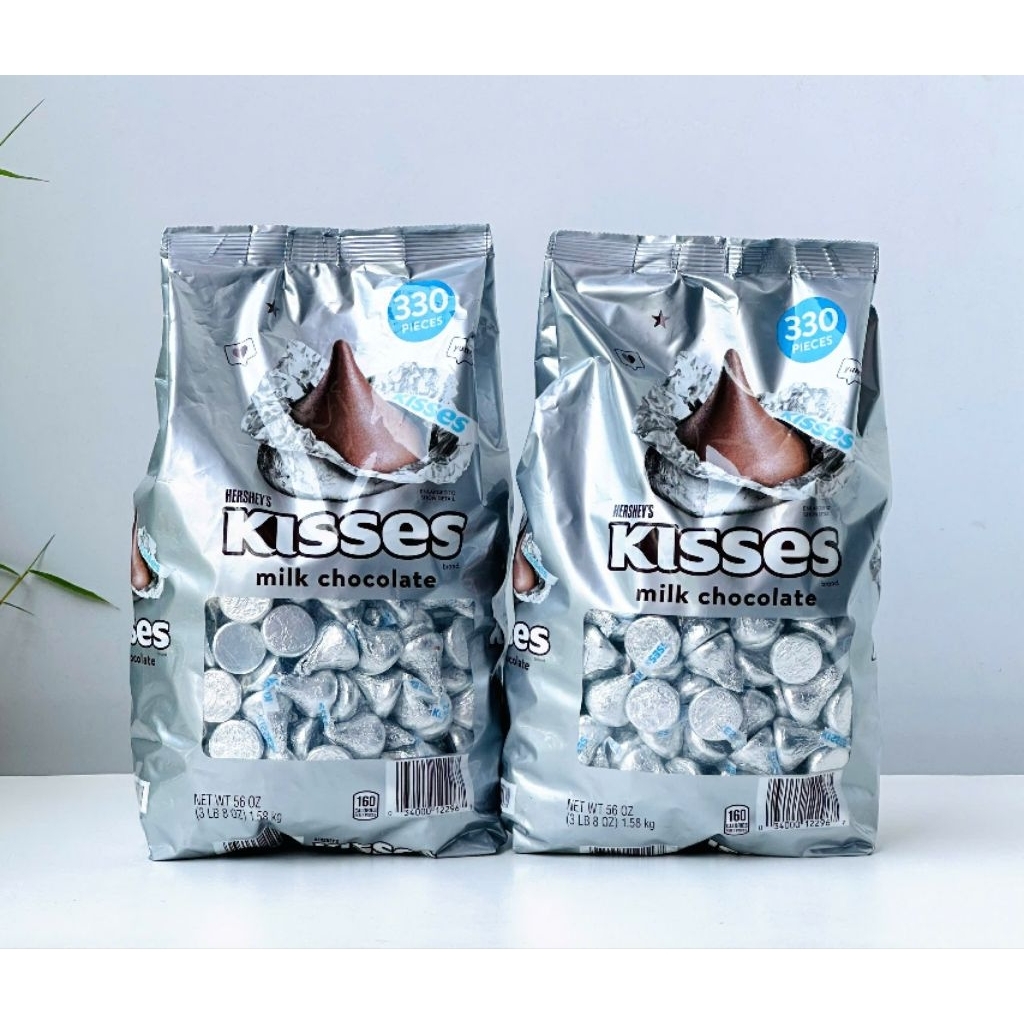 Chocolate núi KISSES MILK CHOCOLATE HERSHEY'S 1.58kg