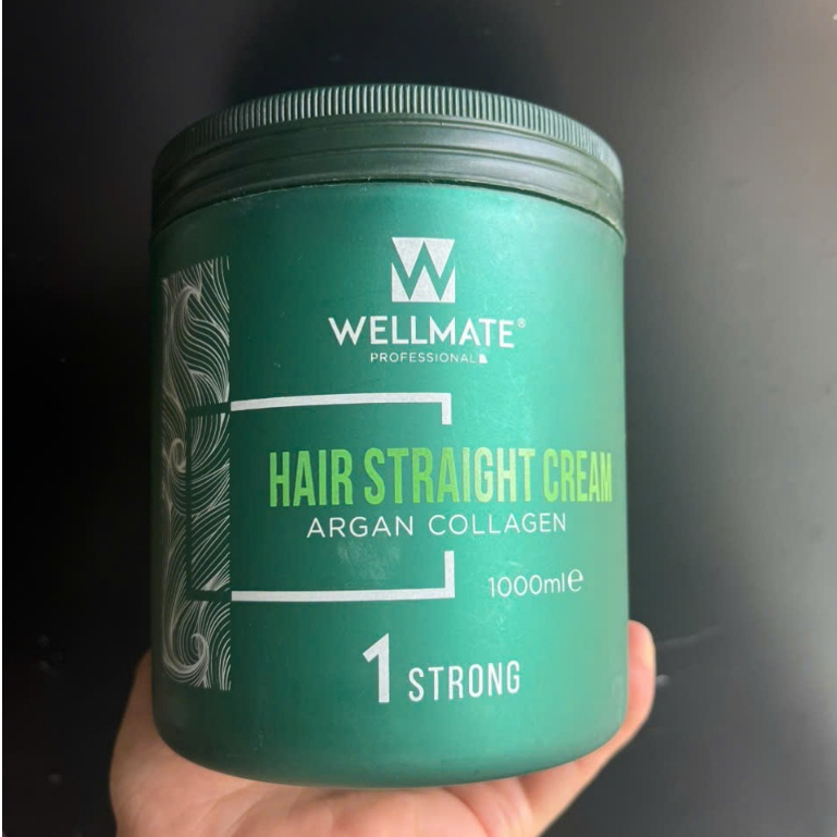 Kem duỗi tóc Wellmate (hộp duỗi số 1), THUỐC DUỖI TÓC mềm hóa nhanh, tóc thẳng, mượt, dễ sử dụng
