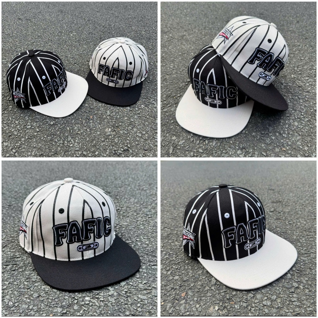 Mũ snapback unisex bít đuôi đội ngược (size 56-58cm) thêu FAFIC cực đẹp - Nón hiphop phối màu chuẩn | BigBuy360 - bigbuy360.vn