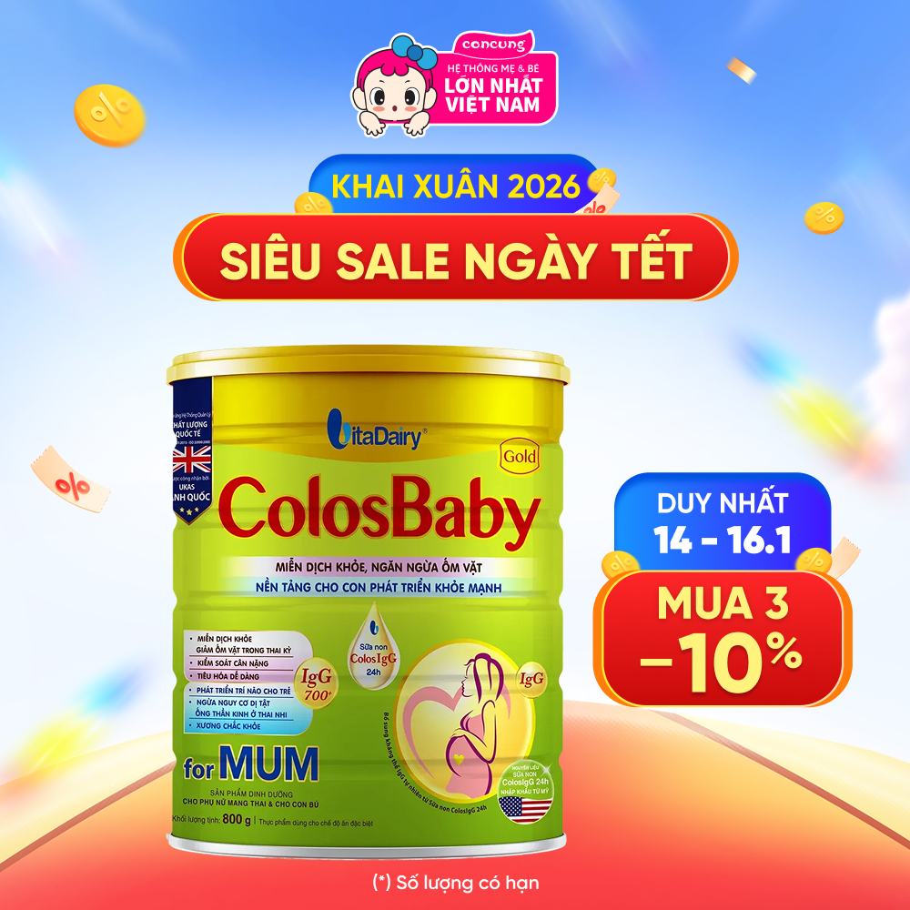 Sữa bầu Colosbaby Gold Mum 800g