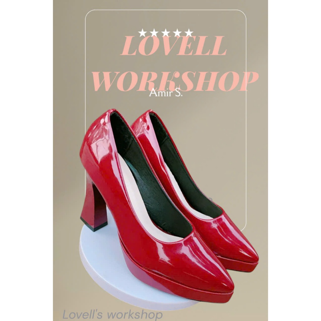 (FOM TO)Giay cao gót đế đúp cao 10cm