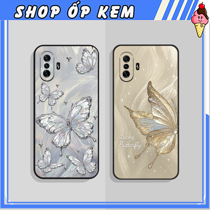 Ốp Lưng Xiaomi Redmi K40 - K40 Pro - K40 Pro Plus - K40 Pro+/ GAMING HOA XINH BƯỚM LẤP LÁNH XINH