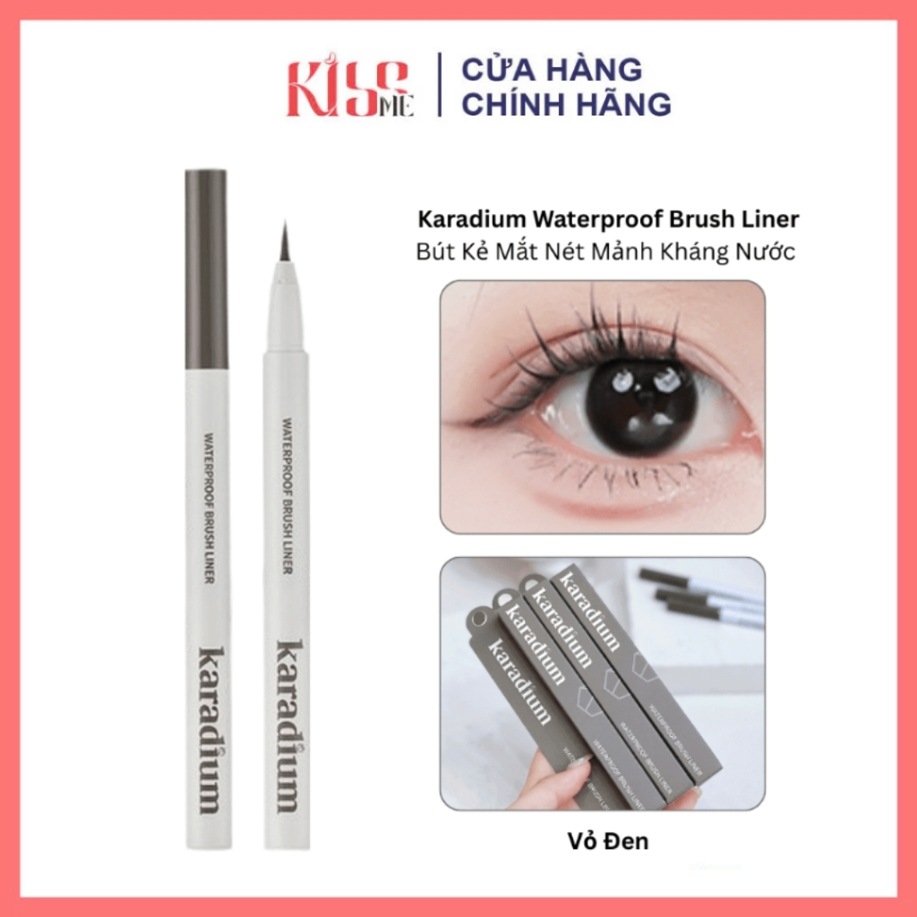 (Mẫu mới) Bút Dạ Kẻ Mắt Nước Hàn Quốc Karadium
