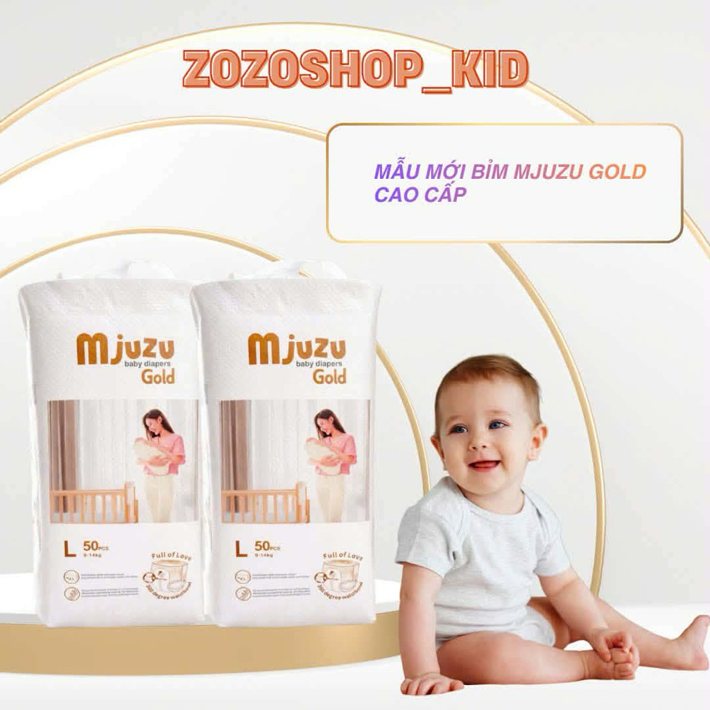 Tã bỉm quần MIJUKU MIJUZU  chính hãng siez M,L,XL,XXL , XXXL,4XL 5XL 50 Miếng chống hăm cho bé tã  b