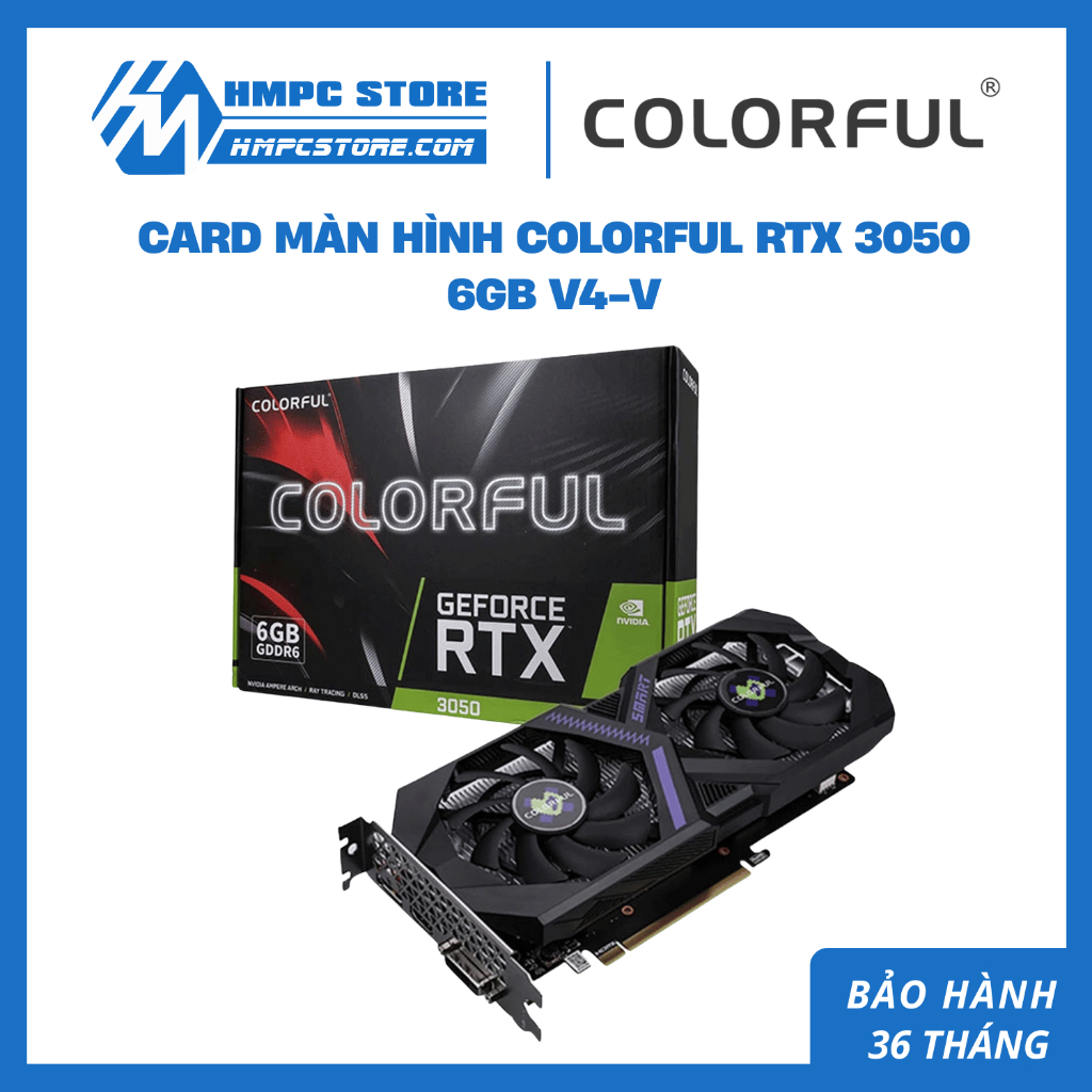 Card màn hình Colorful RTX 3050 6GB V4-V