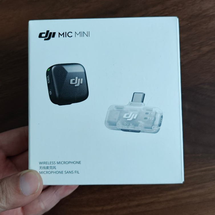 Micro thu âm không dây DJI Mic Mini Openbox-New Thế Hệ Mới Cho Điện Thoại 1TX + 1RX