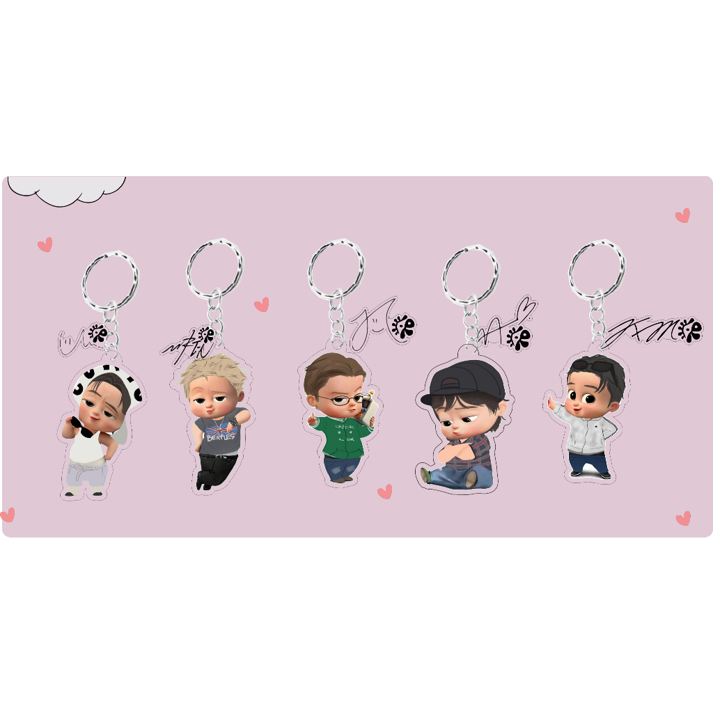 [Keychain] Móc khoá Cortis các thành viên chibi