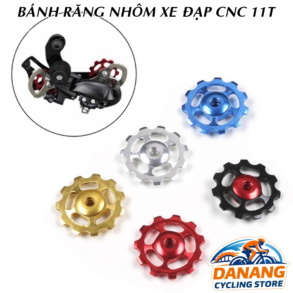 Bánh Răng Pulley Củ Đề Nhôm CNC Xe Đạp 11T – Giảm Ma Sát, Quay Trơn