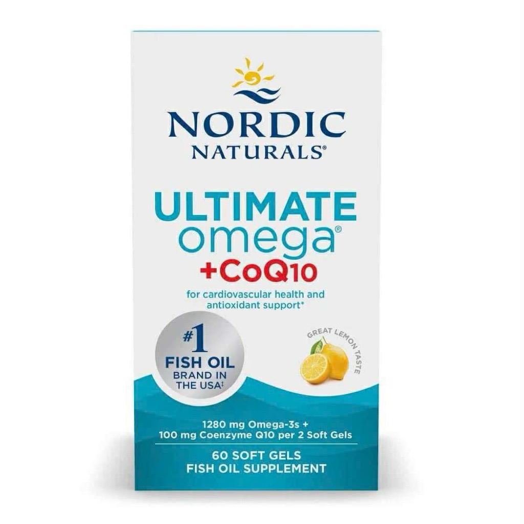 Ultimate Omega + CoQ10 60 v iê n Nordic Naturals