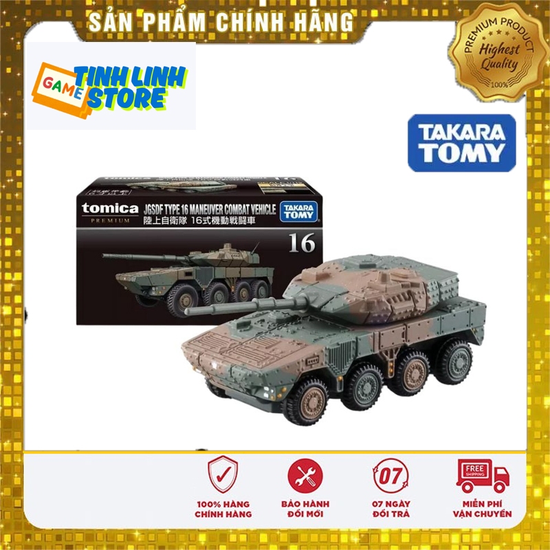 Xe mô hình Tomica PRM No.16 JGSDF Type-16 Maneuver Combat Vehicle 19